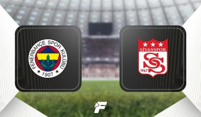 CANLI |                    Fenerbahçe-Sivasspor maçı ne zaman, saat kaçta, hangi kanalda? (İlk 11'ler)